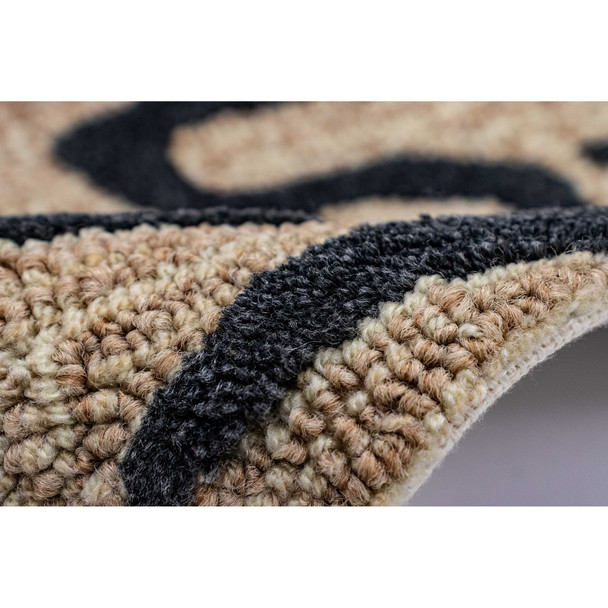 Liora Manne Spello 2049/48 Poem Black Hand Tufted Area Rugs