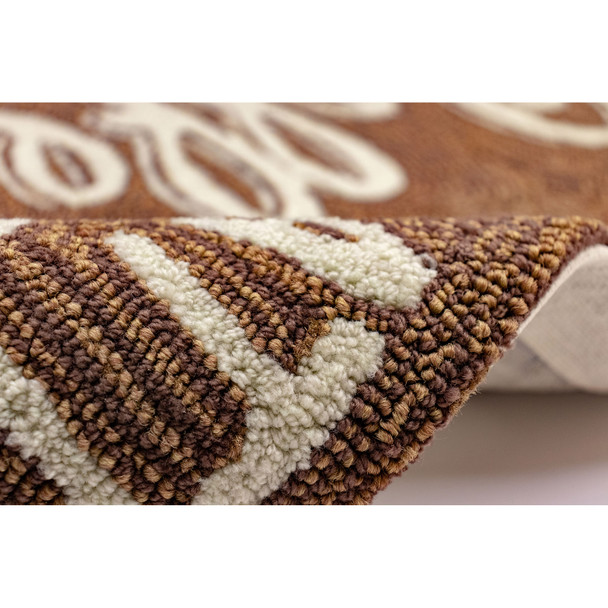 Liora Manne Frontporch 4297/19 Coffee Espresso Hand Tufted Area Rugs