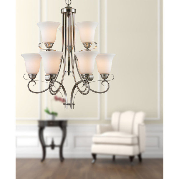 Thomas Lighting Brighton 9-Light Chandelier - 1009CH/20