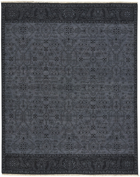 Capel Biltmore Barrier Dk Ash Ebony 1110_375 Hand Knotted Rugs