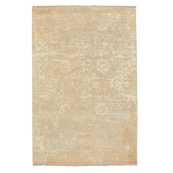 Capel Jain Beige 1201_610 Hand Knotted Rugs