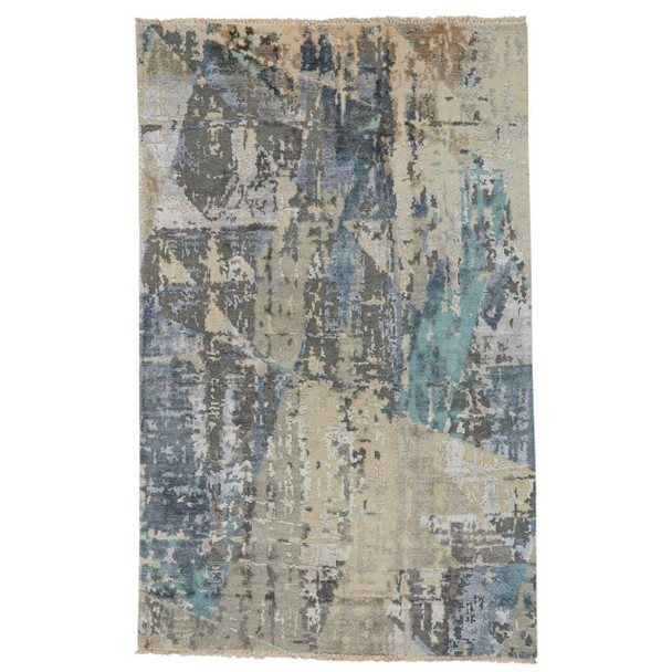 Capel Vanida Blue Grey 1202_455 Hand Knotted Rugs