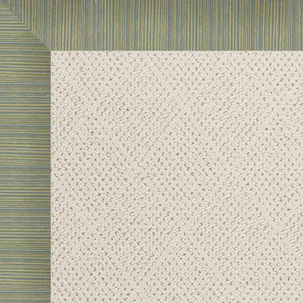 Capel Zoe-White Wicker Blue Gold Stripe 1993_424 Machine Tufted Rugs