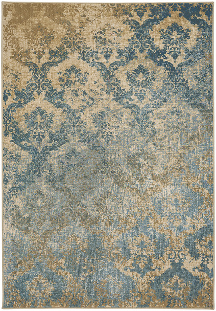 Capel Kevin O'Brien Cavalcade-Adriatic Blue 2477_475 Machine Woven Rugs