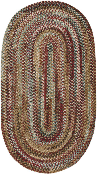 Capel Habitat Deep Red 0302_510 Braided Rugs