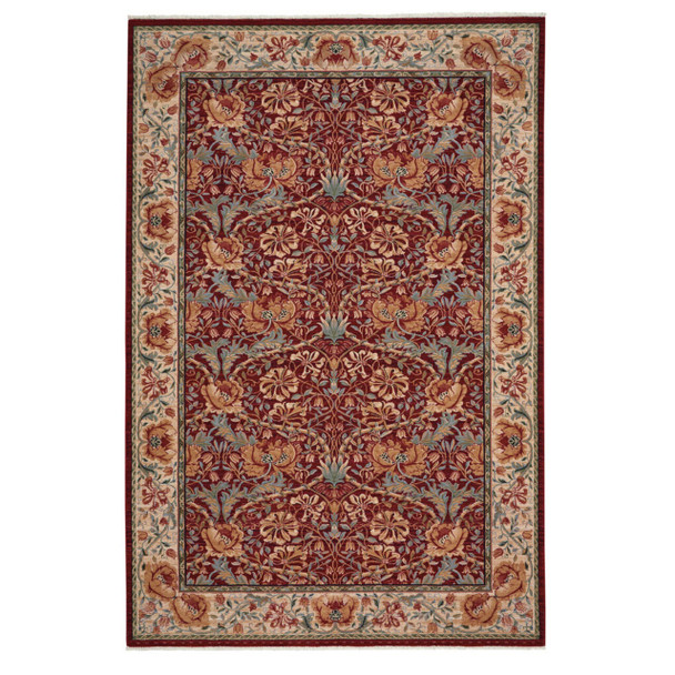 Capel Kindred-Nouveau Cardinal Cream 3451_565 Machine Woven Rugs