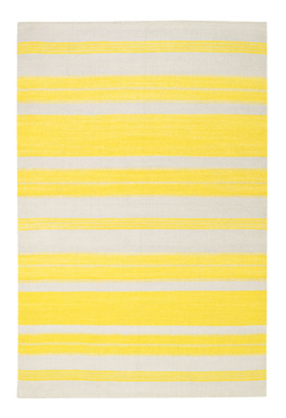 Capel Genevieve Gorder Jagges Stripe Yellow 3624_100 Flat Woven Rugs