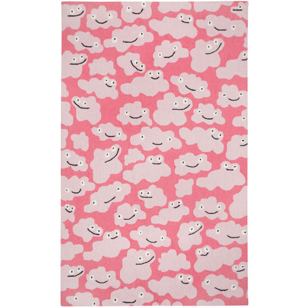 Capel Hable Construction Puffy Pink 6061_500 Loop Hooked Rugs - 5' X 8' Rectangle