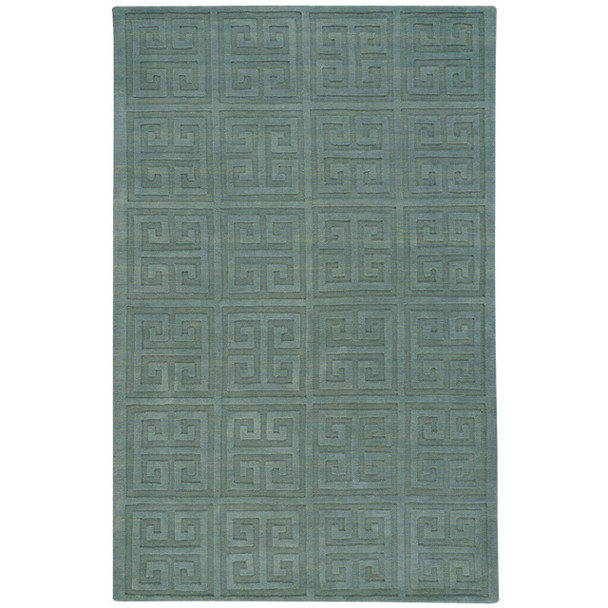 Capel Atrium-Stamp Seafoam 9403_200 Hand Loomed Area Rugs