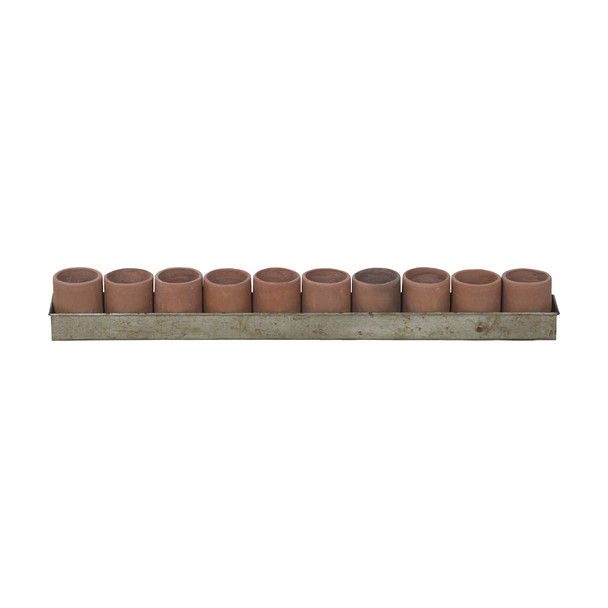 ELK Home Terra Cotta Candle / Candle Holder - 2015517