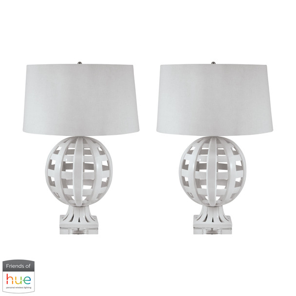 ELK Home Ceramic 2-Light Table Lamp - 274/S2-HUE-B