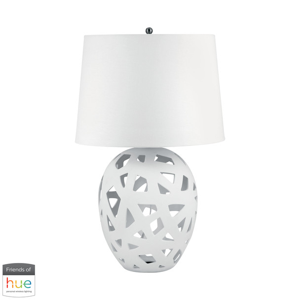 ELK Home Ceramic 1-Light Table Lamp - 324W-HUE-D