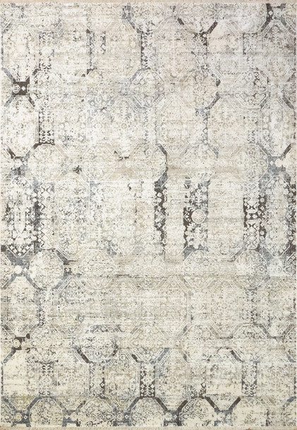 Dynamic Nirvana Machine-made 1920 Ivory/blue Area Rugs