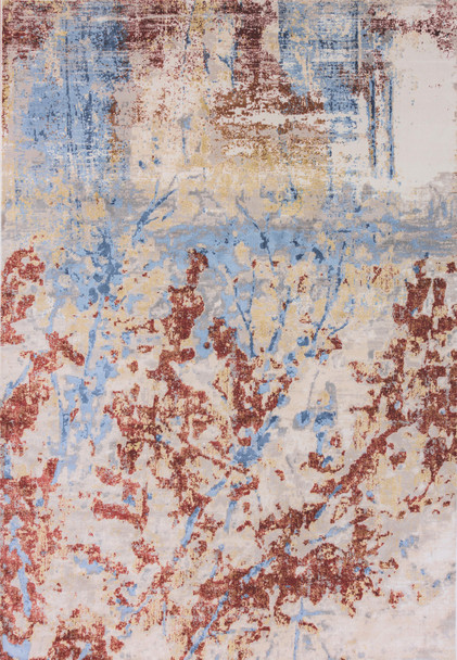 Dynamic Prism Machine-made 4431 Ivory/multi Area Rugs