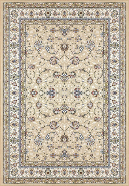 Dynamic Ancient Garden Machine-made 57120 Lt Gold/ivory Area Rugs