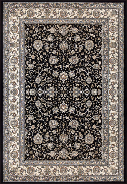 Dynamic Ancient Garden Machine-made 57120 Blue/ivory Area Rugs
