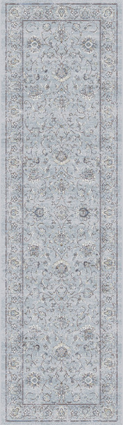 Dynamic Ancient Garden Machine-made 57126 Silver/grey Area Rugs