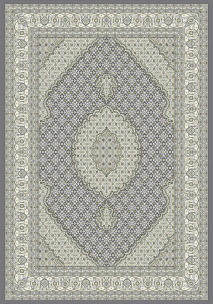 Dynamic Ancient Garden Machine-made 57204 Grey/cream Area Rugs