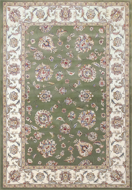 Dynamic Ancient Garden Machine-made 57365 Green/ivory Area Rugs