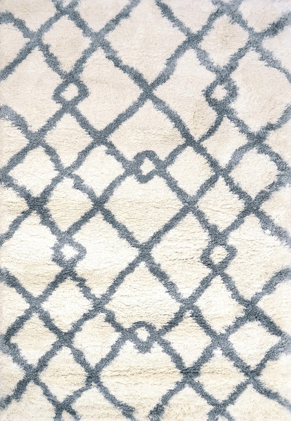 Dynamic Nitro Lux Machine-made 6361 Ivory/blue Area Rugs