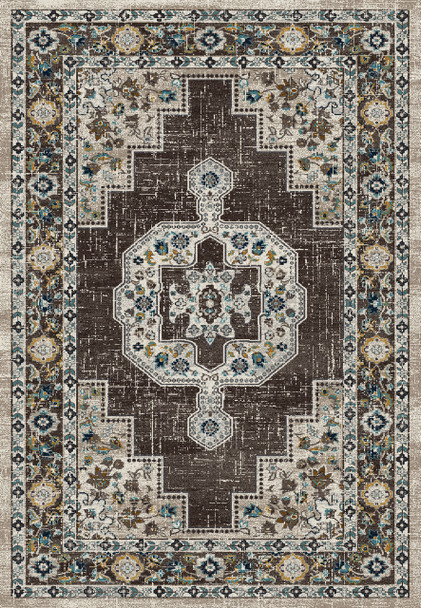 Dynamic Zodiac Machine-made 6620 Grey Area Rugs