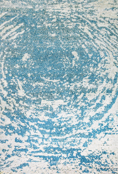 Dynamic Zodiac Machine-made 6627 Aqua Blue Area Rugs