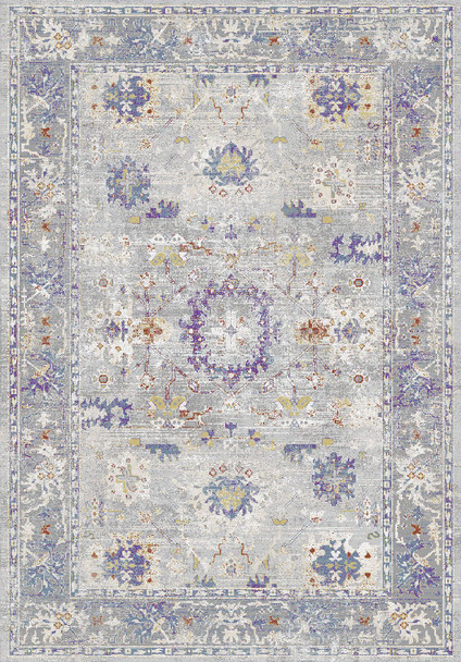 Dynamic Valley Machine-made 7981 Grey/gold/blue Area Rugs