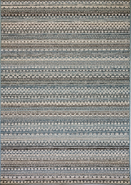 Dynamic Brighton Machine-made 8570 Beige/blue Area Rugs