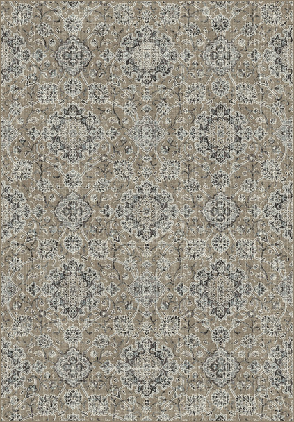 Dynamic Regal Machine-made 89665 Taupe/grey Area Rugs