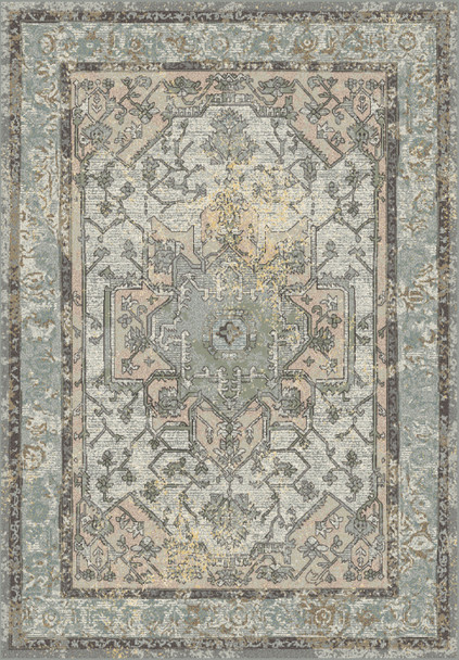 Dynamic Horizon Machine-made 988465 Blue Grey/multi Area Rugs