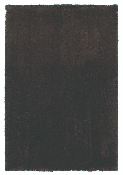 KAS Rugs Bliss 1566 Espresso Shag Hand-woven Area Rugs