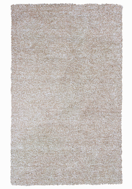 KAS Rugs Bliss 1580 Ivory Heather Shag Hand-woven Area Rugs