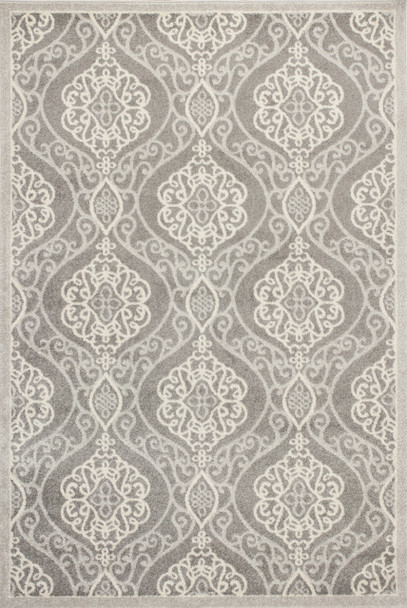 KAS Rugs Lucia 2759 Silver Mosaic Machine-woven Area Rugs