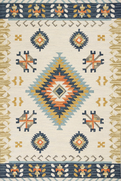KAS Rugs Lisbon 2905 Ivory Sedona Hand-hooked Area Rugs
