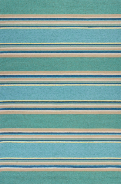 KAS Rugs Harbor 4230 Ocean Stripes Hand-made Area Rugs