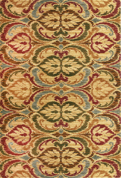 KAS Rugs Lifestyles 5466 Gold Firenze Machine-made Area Rugs
