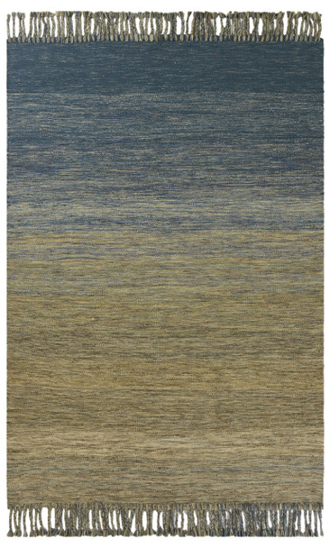 KAS Rugs Libby Langdon Homespun 5560 Ocean Landscape Hand-woven Area Rugs