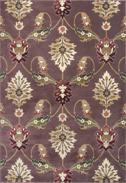 KAS Rugs Cambridge 7363 Plum Palazzo Machine-made Area Rugs