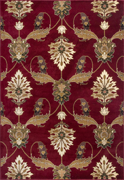 KAS Rugs Cambridge 7364 Red Palazzo Machine-made Area Rugs