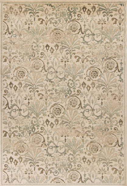 KAS Rugs Heritage 9355 Ivory Florence Machine-woven Area Rugs
