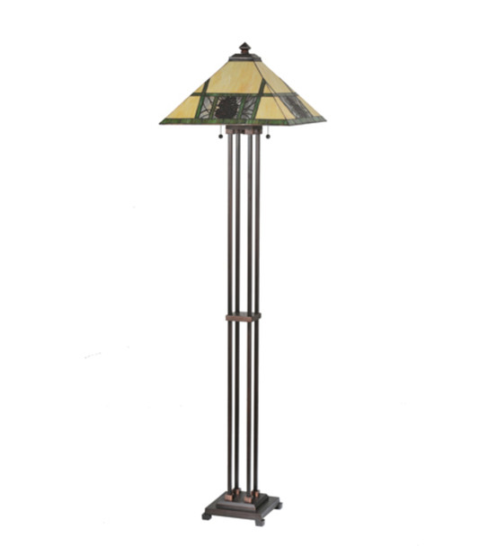Meyda 63"h Pinecone Ridge Floor Lamp - 106488