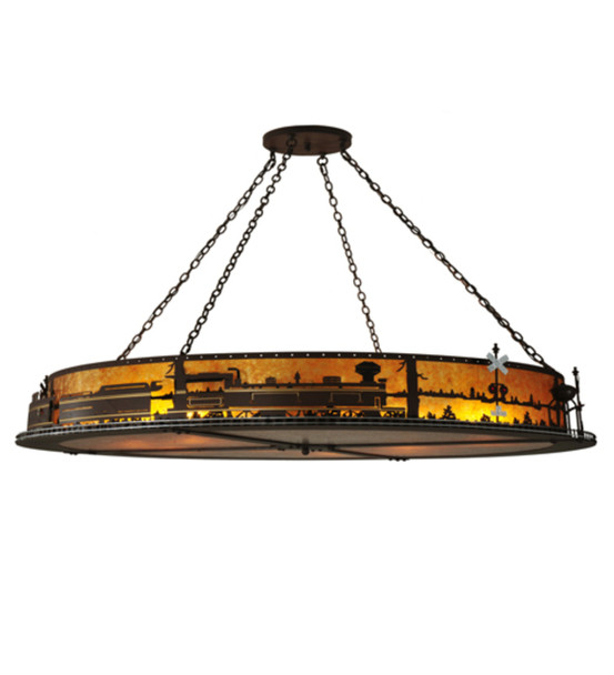 Meyda 72"w Train Inverted Pendant - 107264