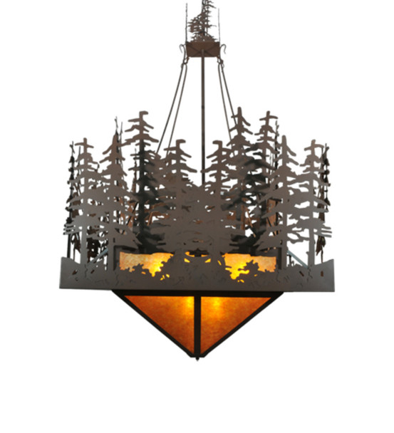 Meyda 60"sq Pine Lake Inverted Pendant - 107601