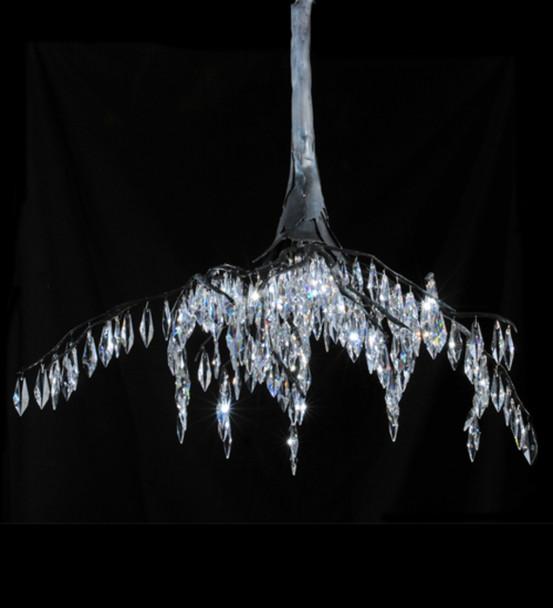 Meyda 32"w Winter At Stillwater Chandelier - 108086