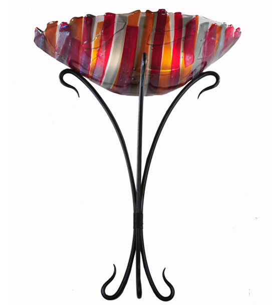 Meyda 18"w Lava Fused Glass Wall Sconce - 108428