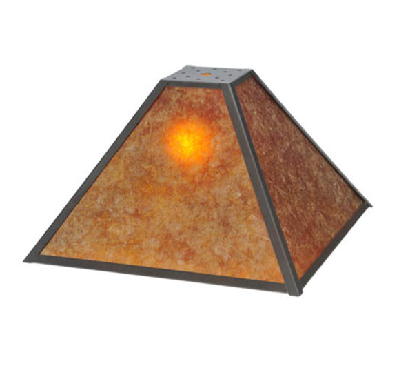 Meyda 12"sq Mission Prime Shade - 109975