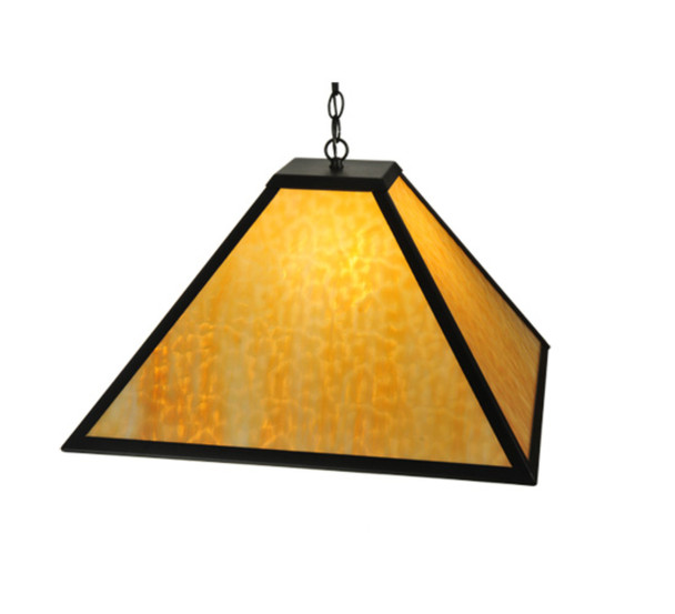 Meyda 24"sq Gustav Mission Pendant - 111039