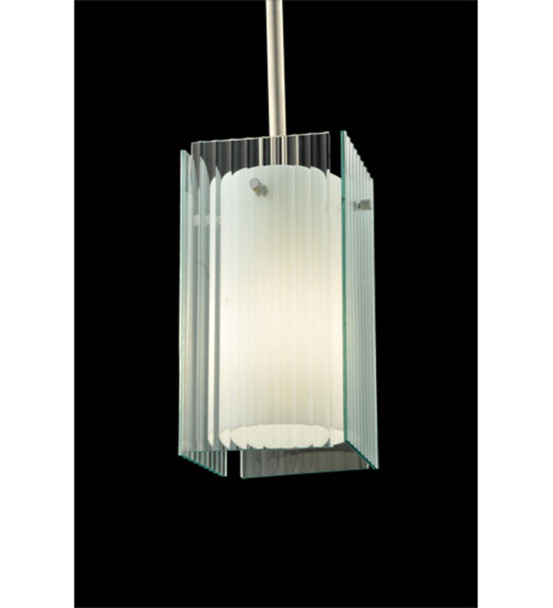Meyda 5"sq Metro Fluted Quadrato Mini Pendant - 111397