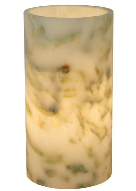 Meyda 3.5"w Cylindre Light Green Jadestone Shade - 114797