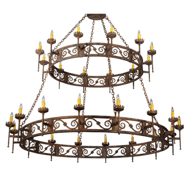Meyda 83"w Majella 2 Tier Chandelier - 115701